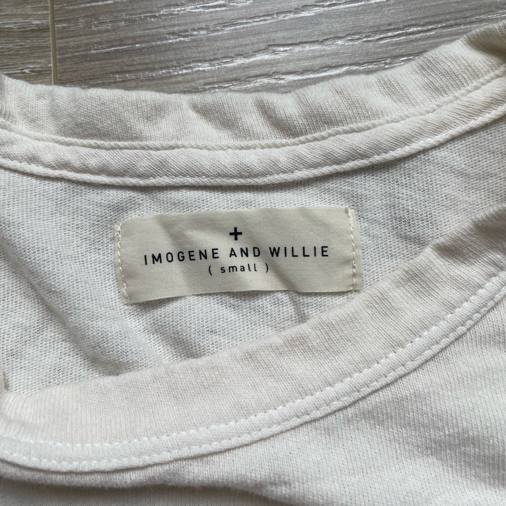 Imogene + Willie The Heart Tee 100% Cotton Sz S EUC - Picture 4 of 8